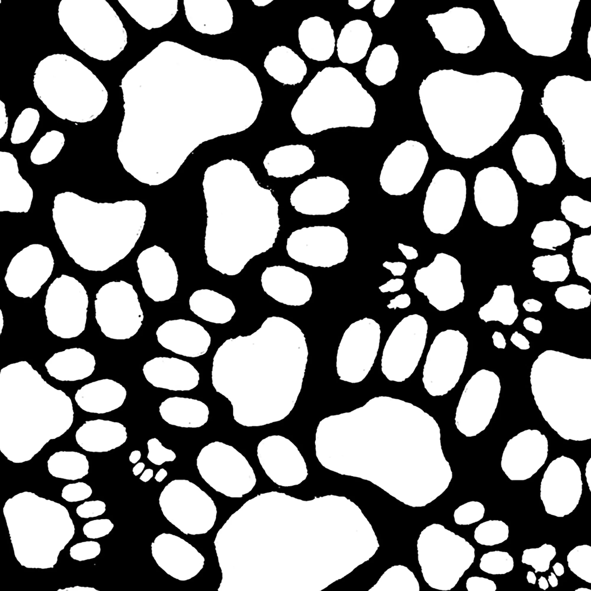 Women's Plus Size Word Art V-Neck - Paw Prints Heart sold by LA Pop Art product image thumbnail 3