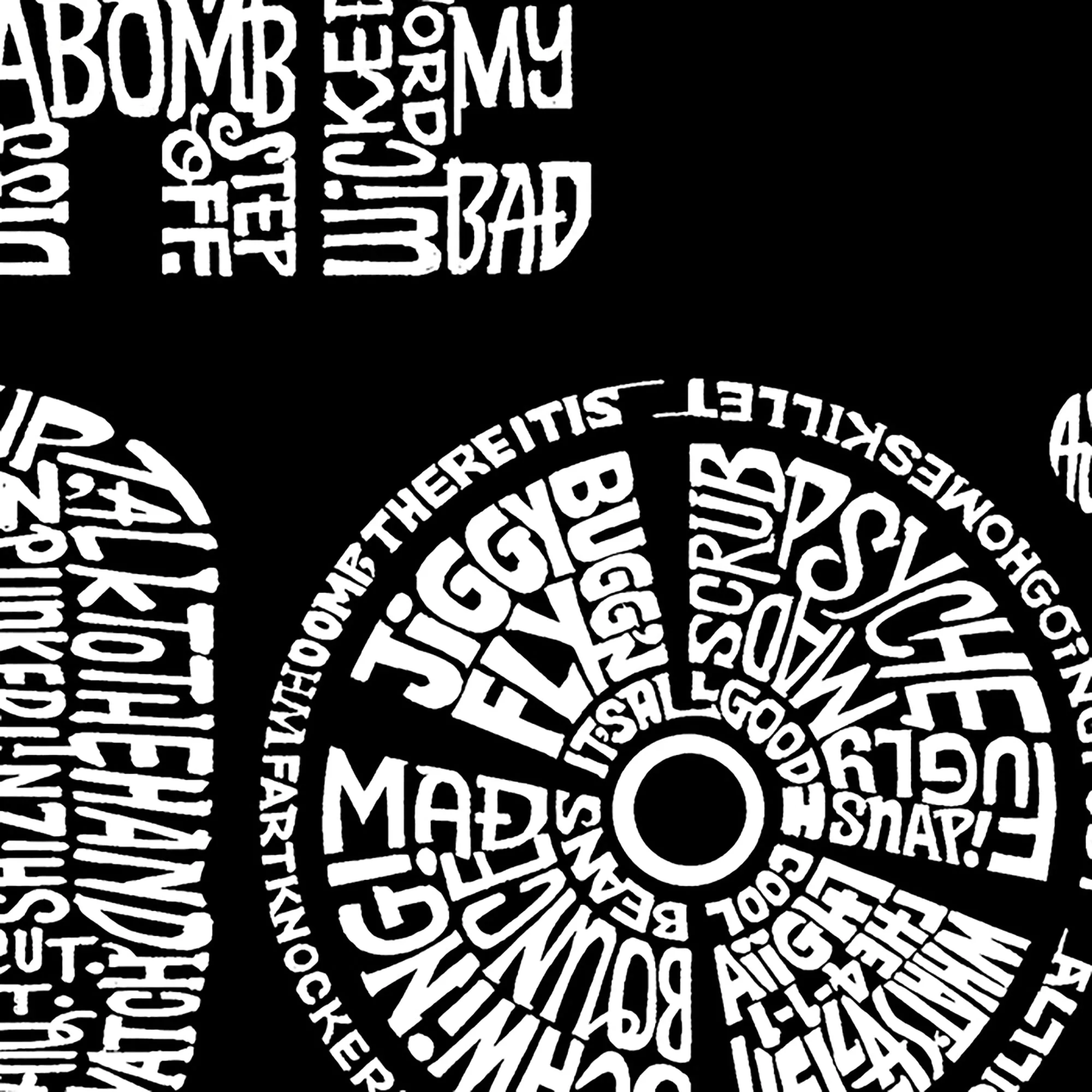 Women's Plus Size Word Art V-Neck - 90S sold by LA Pop Art product image thumbnail 3