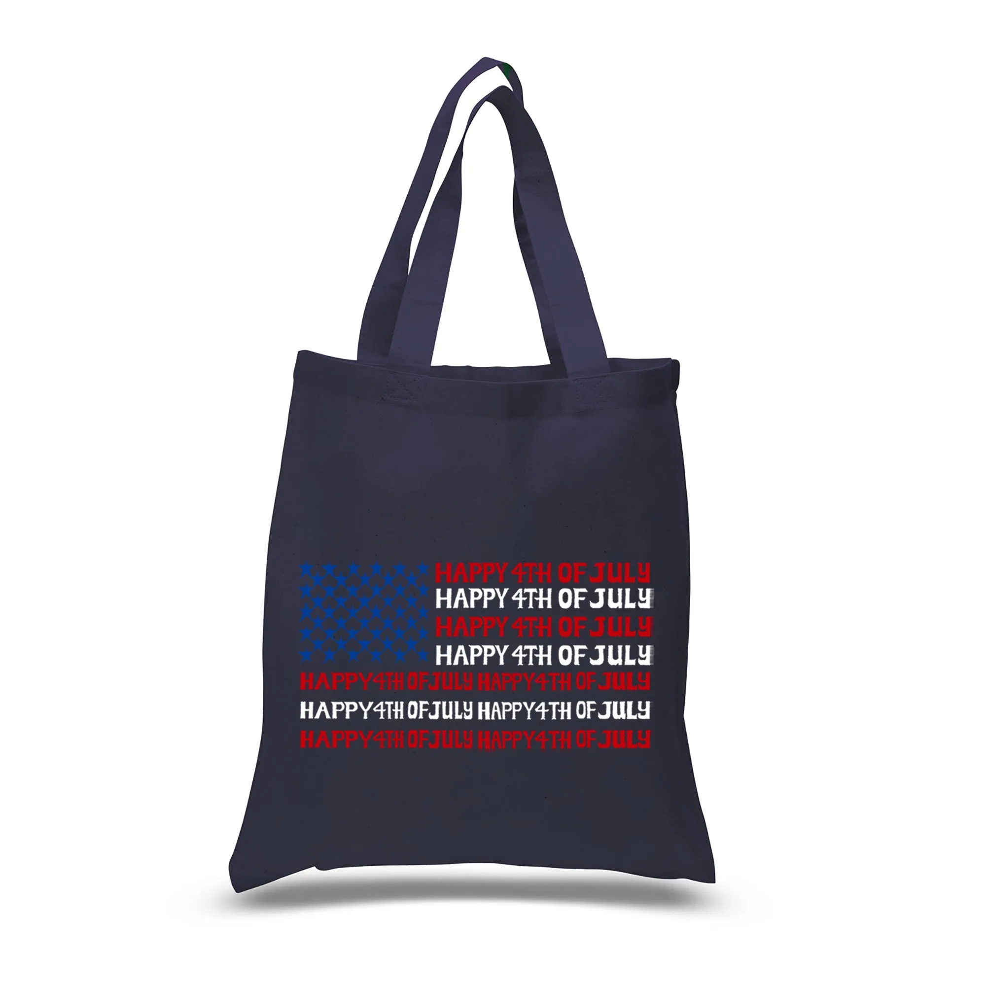 4th of July Flag - Small Word Art Tote Bag sold by LA Pop Art product image thumbnail 5