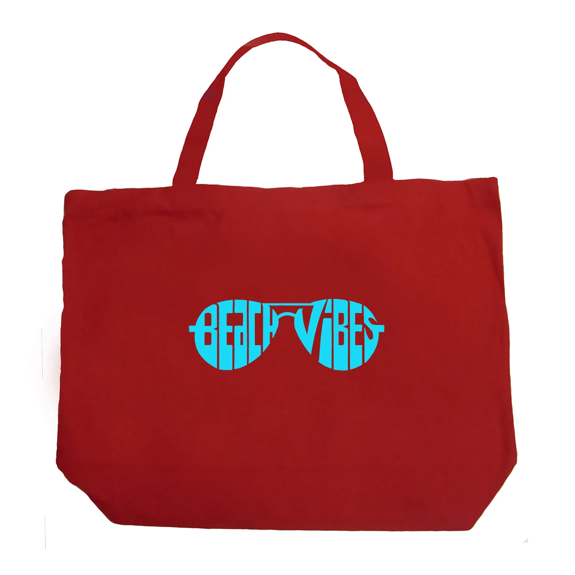Beach Vibes - Large Word Art Tote Bag sold by LA Pop Art product image thumbnail 4