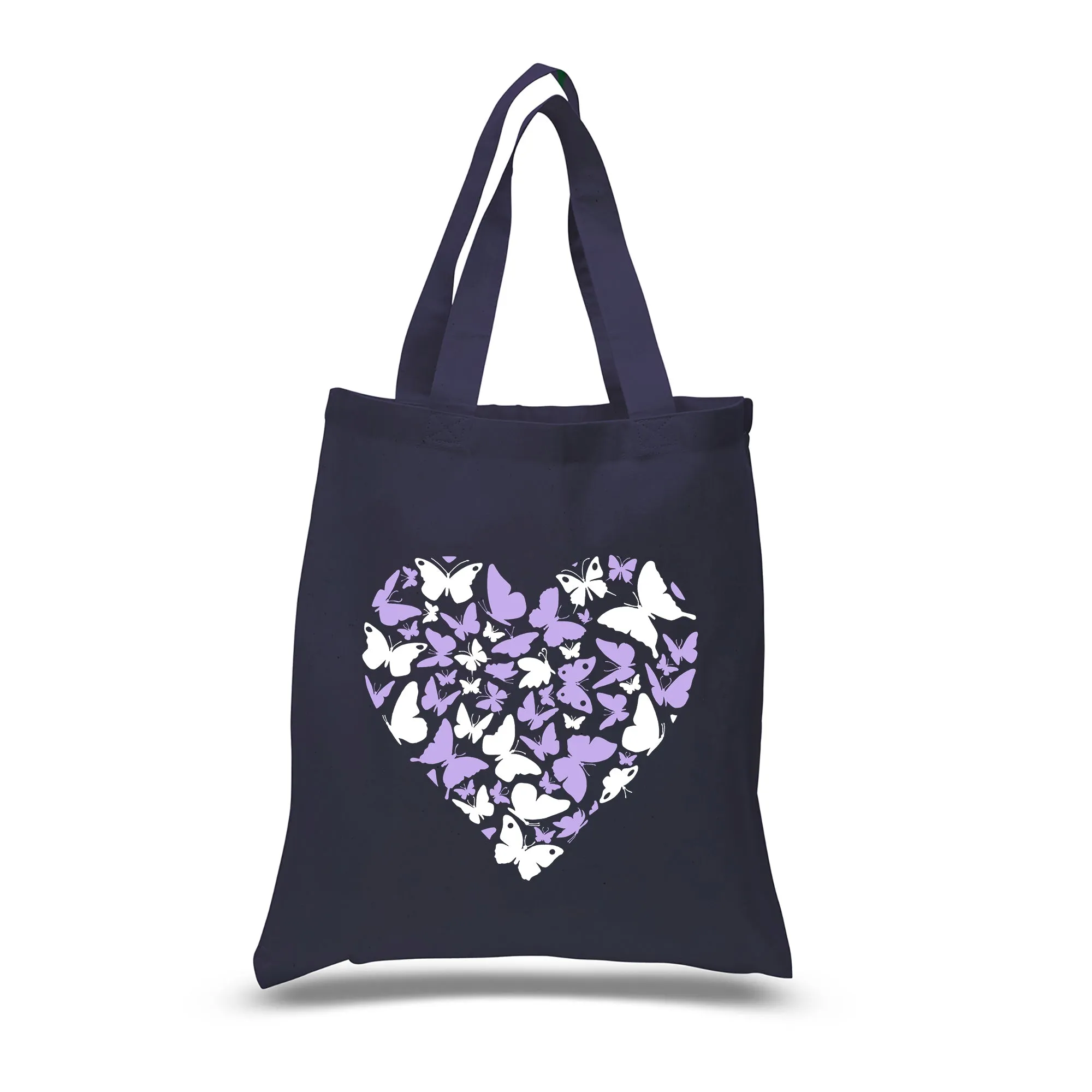 Butterfly Heart - Small Word Art Tote Bag sold by LA Pop Art product image thumbnail 5