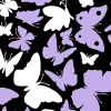 Butterfly Heart - Small Word Art Tote Bag sold by LA Pop Art