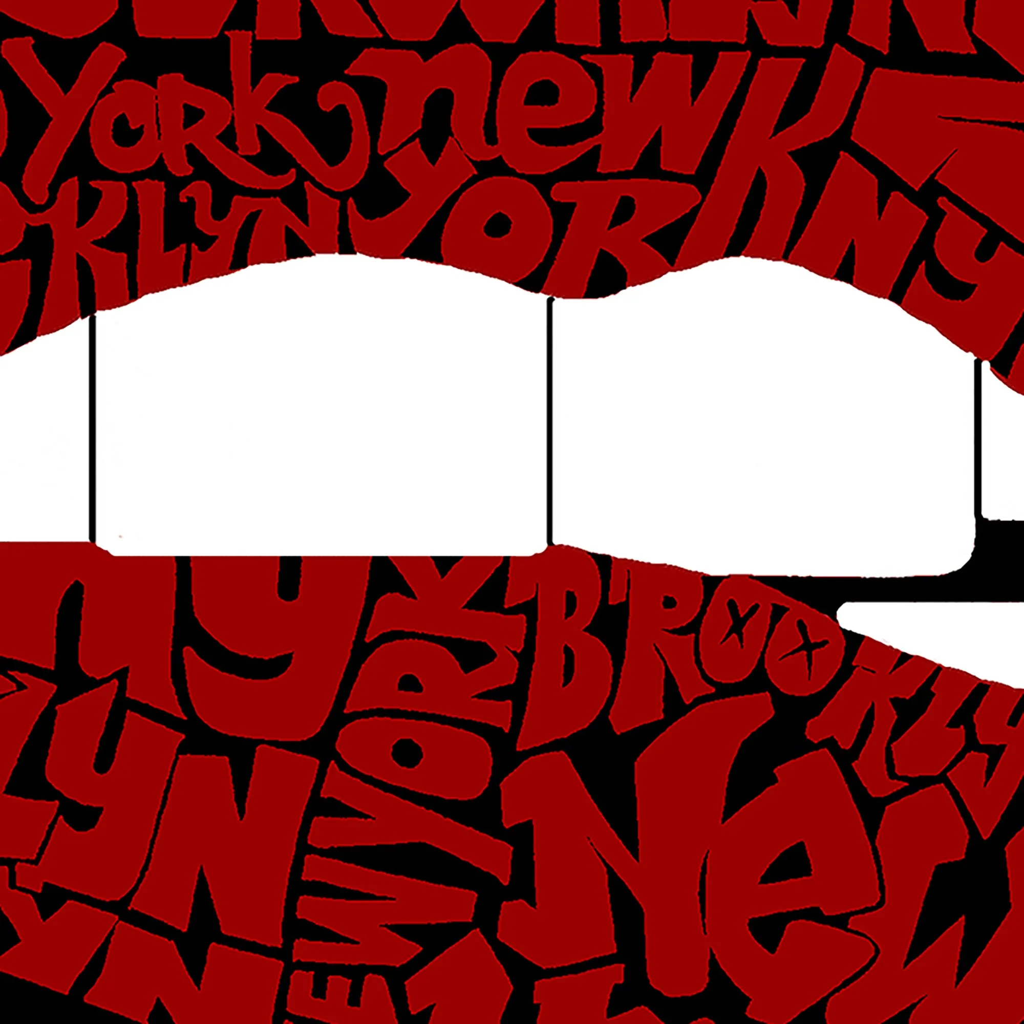 Brooklyn Lips - Girl's Word Art Crewneck Sweatshirt sold by LA Pop Art product image thumbnail 4