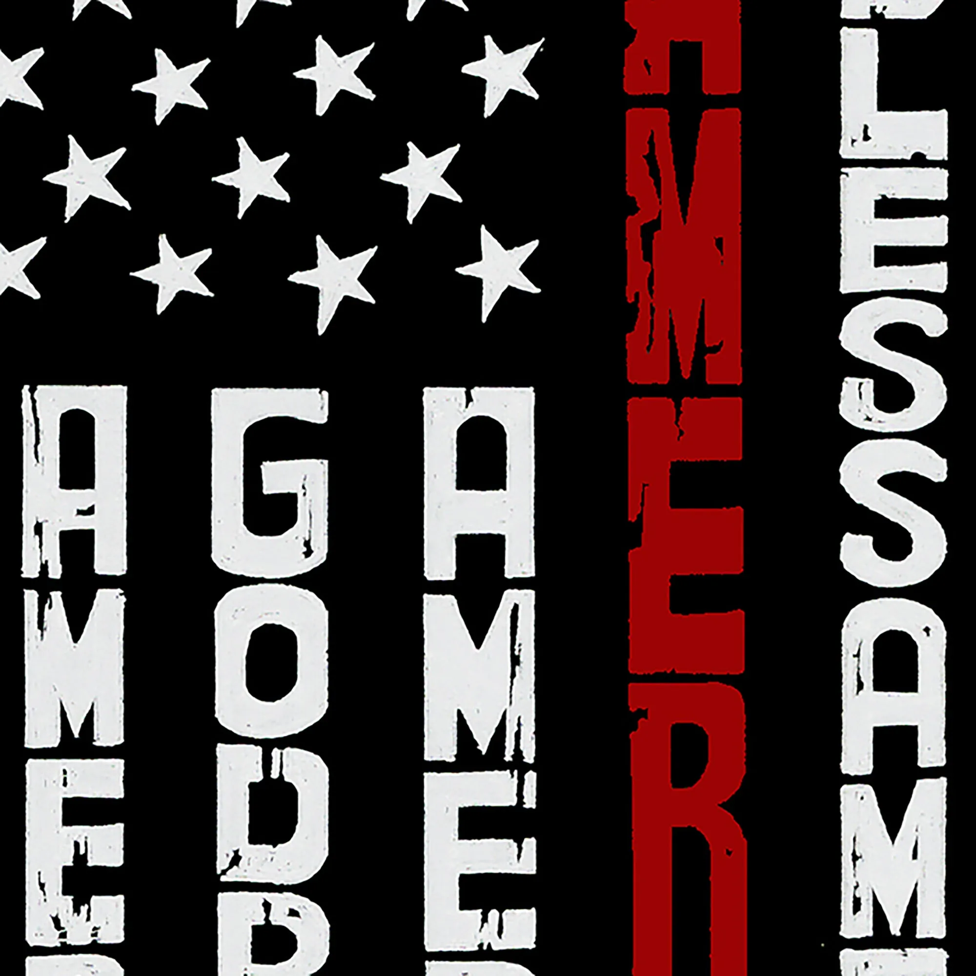 Cross Flag - Women's Word Art T-Shirt sold by LA Pop Art product image thumbnail 3