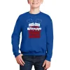 Chimney Santa - Boy's Word Art Crewneck Sweatshirt sold by LA Pop Art