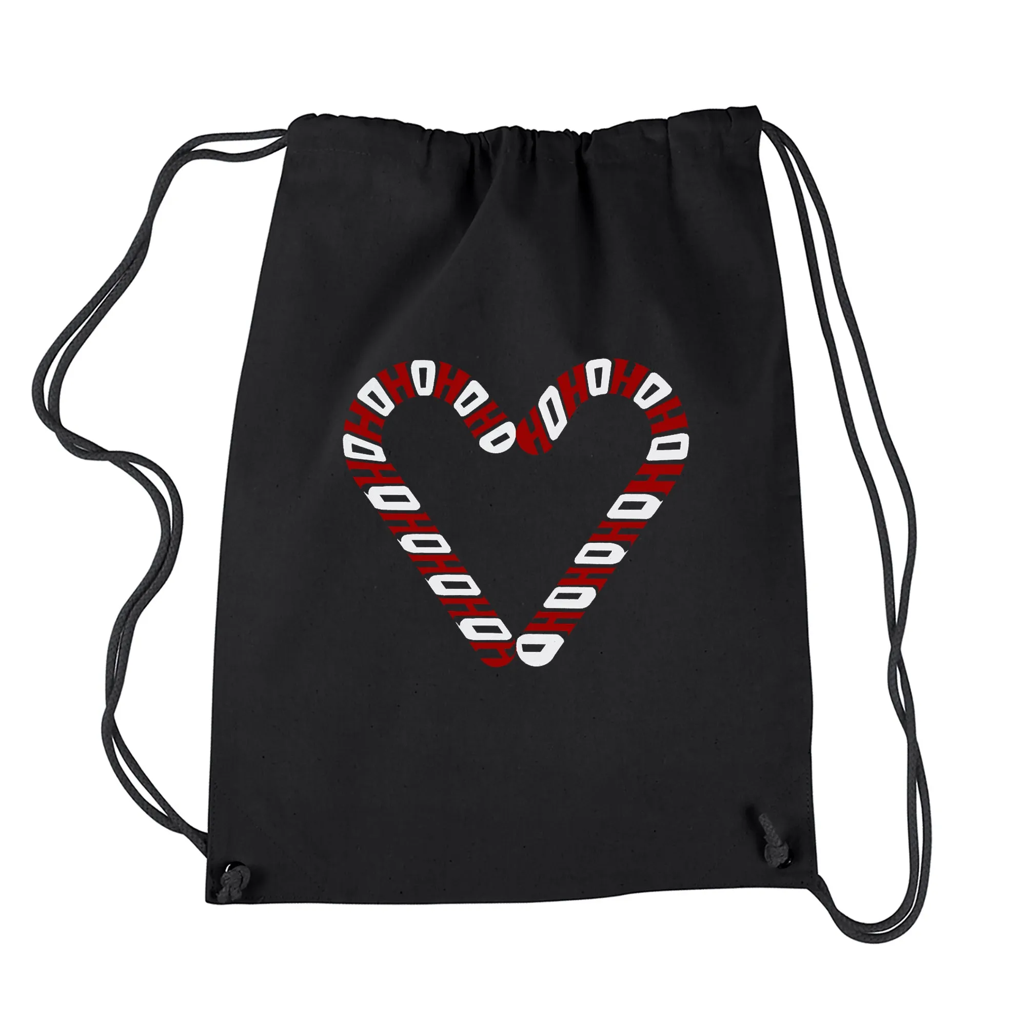 Candy Canes - Drawstring Backpack sold by LA Pop Art