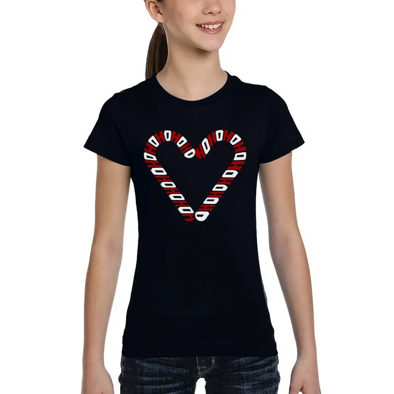 Candy Canes - Girl's Word Art T-Shirt sold by LA Pop Art
