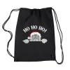 Peeking Santa - Drawstring Backpack sold by LA Pop Art