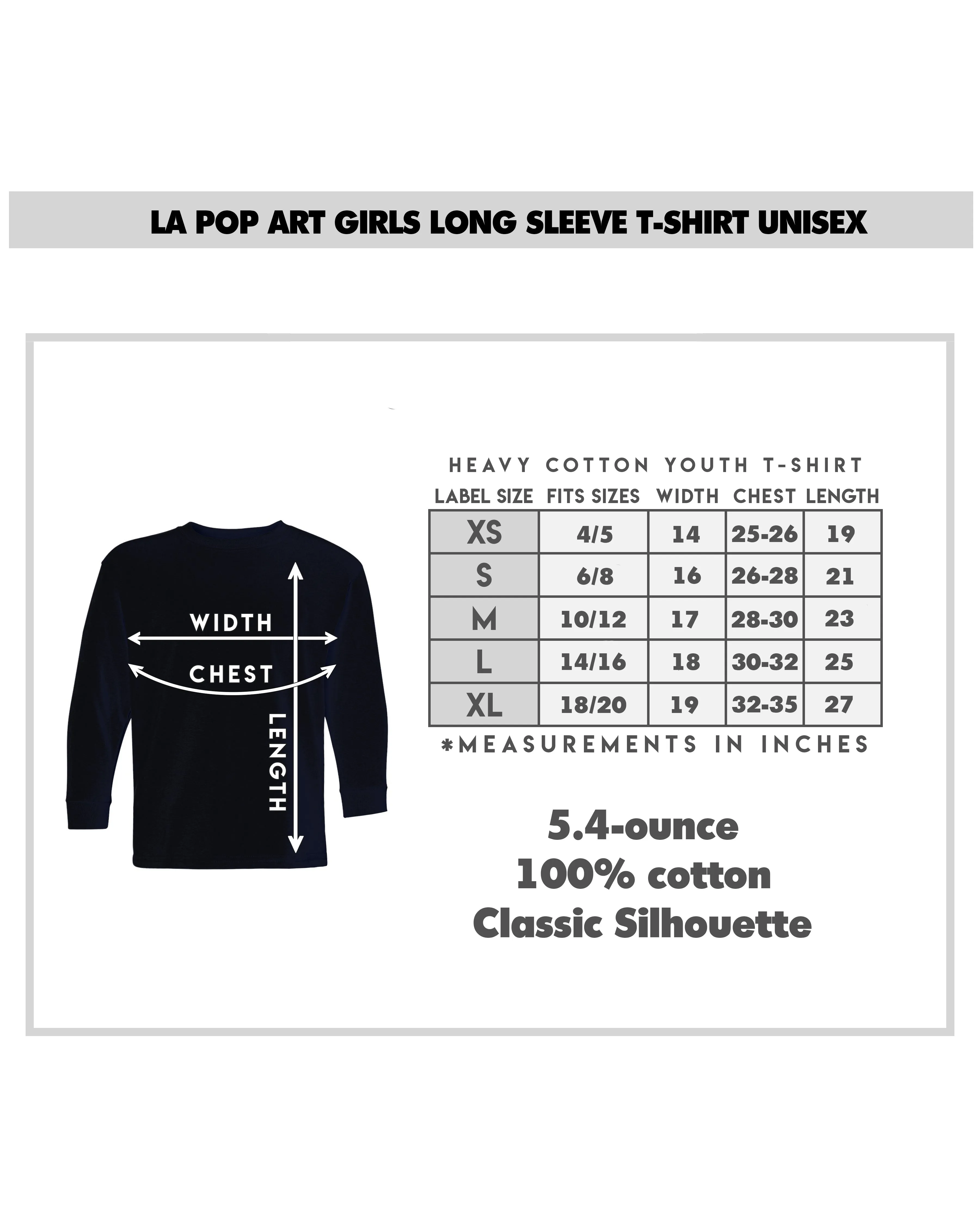 Snowman Face - Girl's Word Art Long Sleeve T-Shirt sold by LA Pop Art product image thumbnail 4