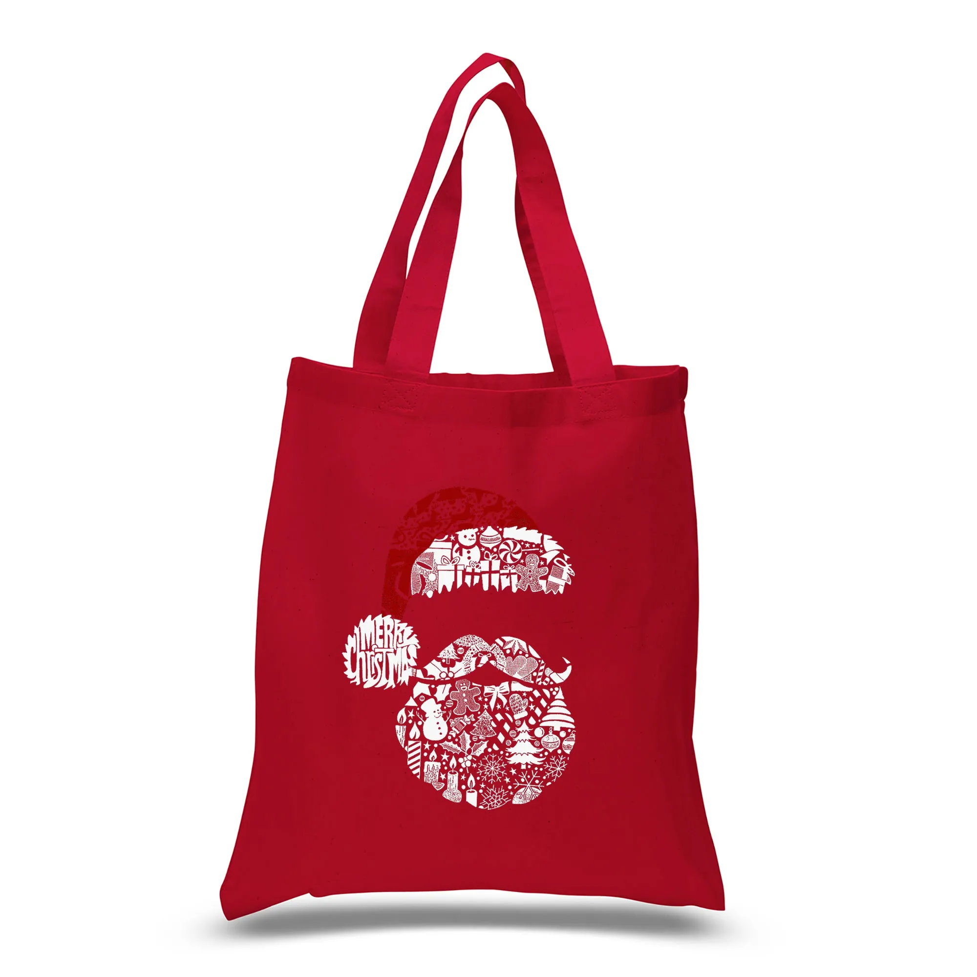 Santa Pics - Small Word Art Tote Bag sold by LA Pop Art product image thumbnail 4