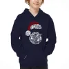 Santa Pics - Boy's Word Art Hooded Sweatshirt sold by LA Pop Art