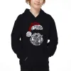 Santa Pics - Boy's Word Art Hooded Sweatshirt sold by LA Pop Art