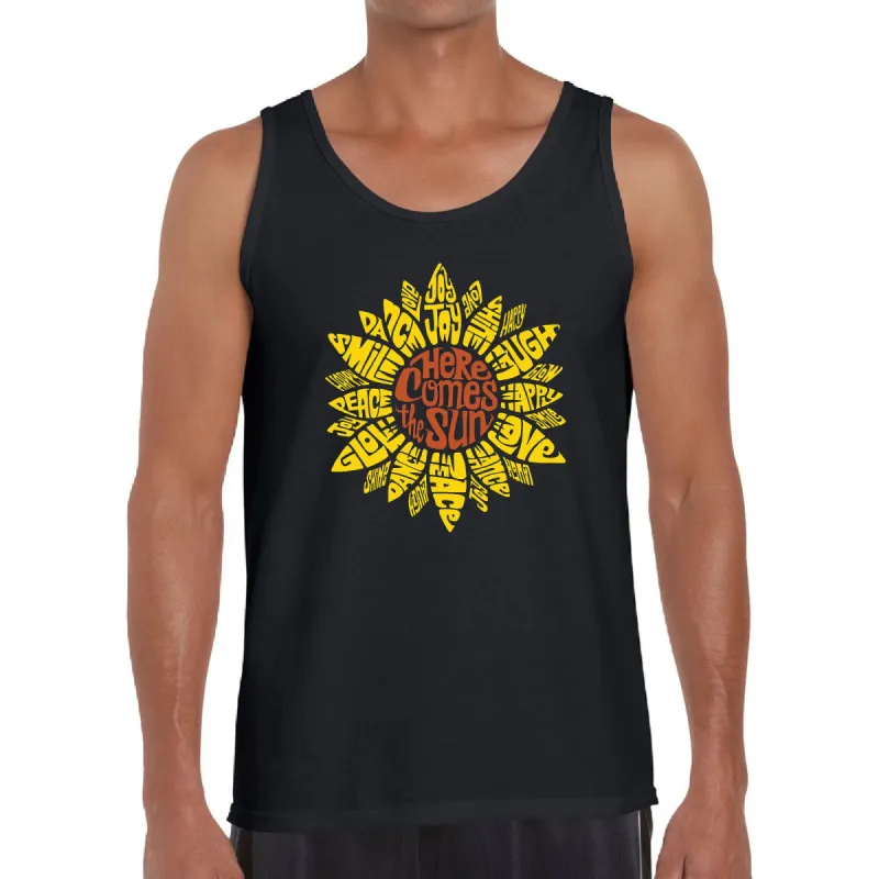 Sunflower  - Men's Word Art Tank Top sold by LA Pop Art