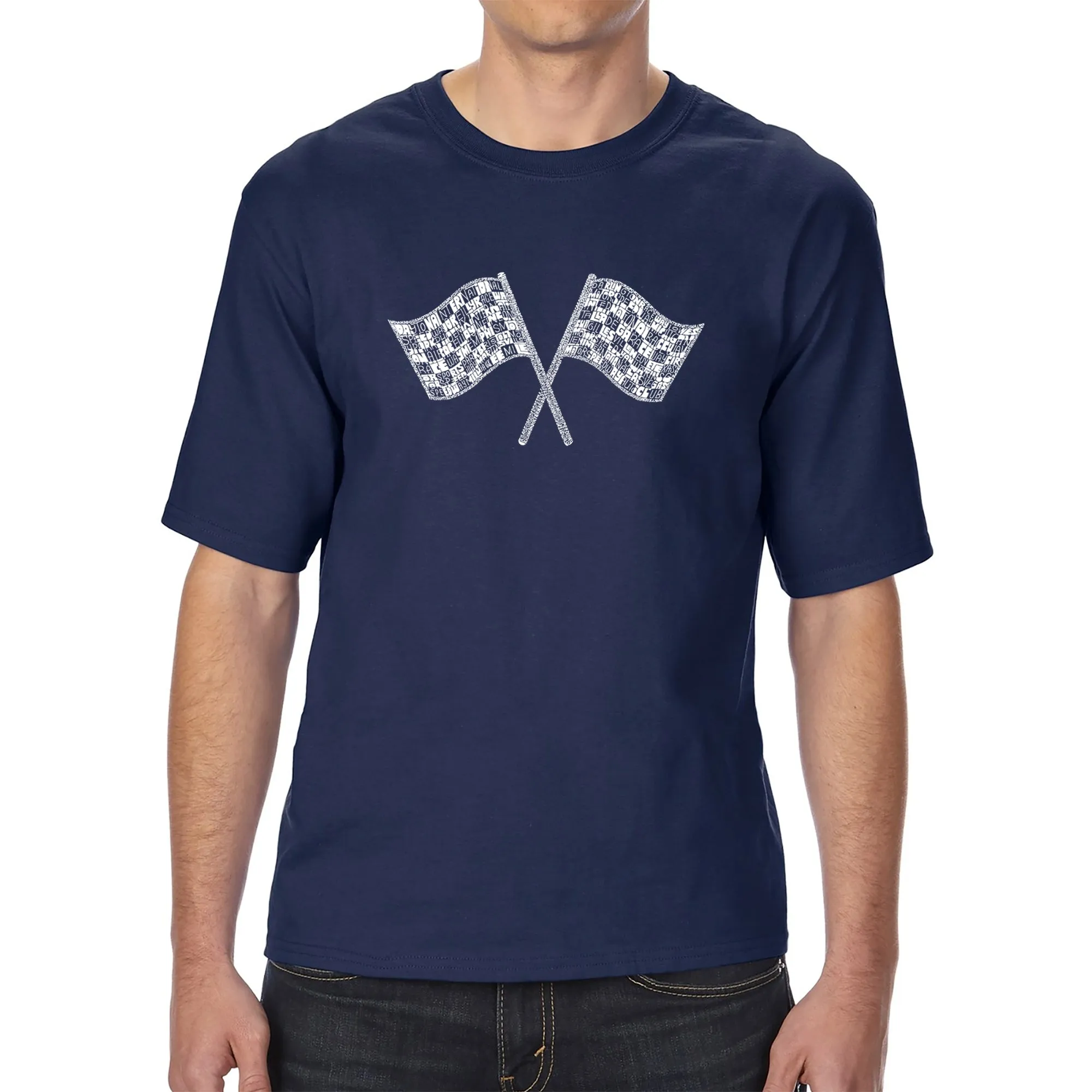 NASCAR NATIONAL SERIES RACE TRACKS - Men's Tall Word Art T-Shirt sold by LA Pop Art product image thumbnail 3