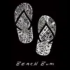 BEACH BUM - Small Word Art Tote Bag sold by LA Pop Art