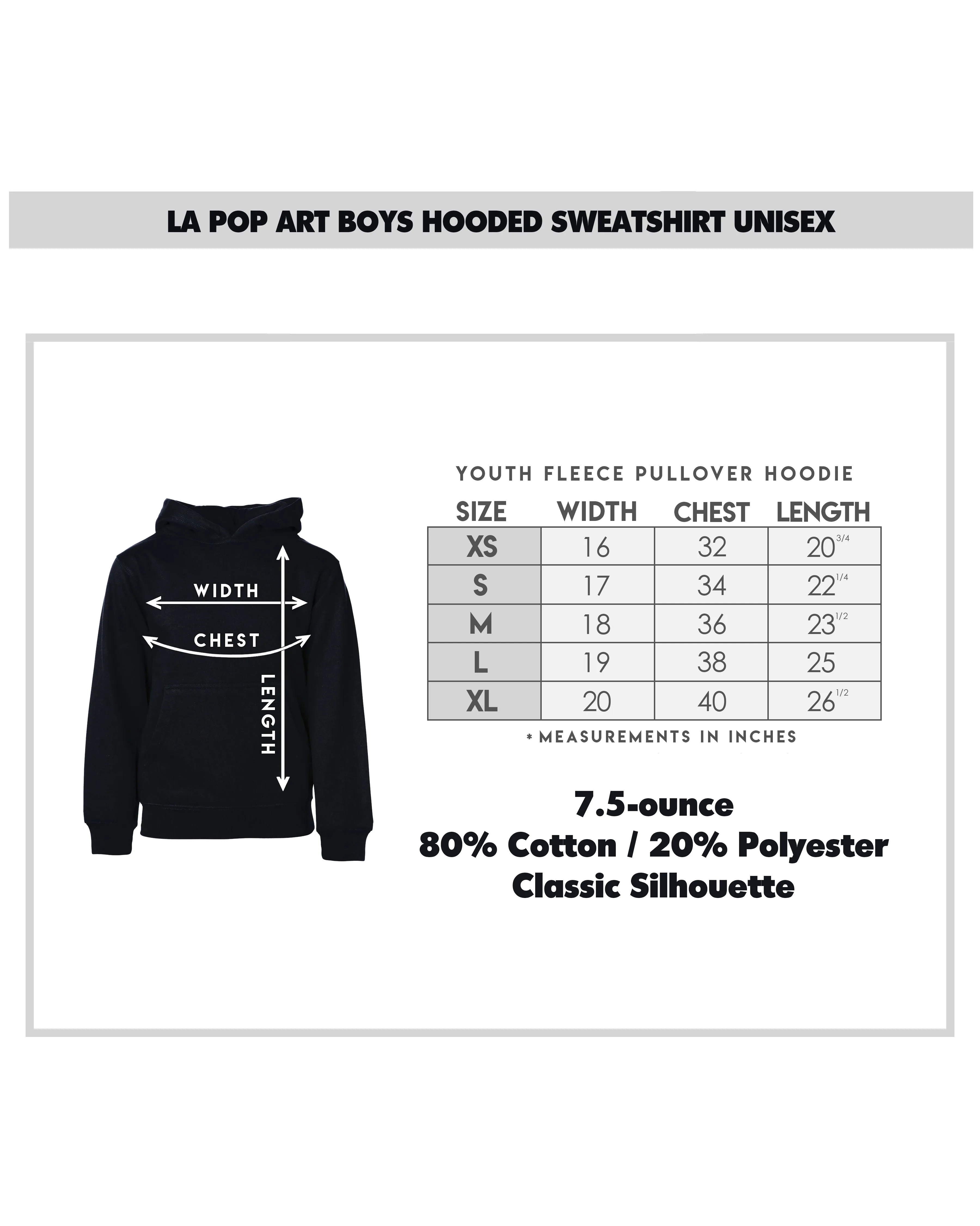 Gingerbread - Boy's Word Art Hooded Sweatshirt sold by LA Pop Art product image thumbnail 4