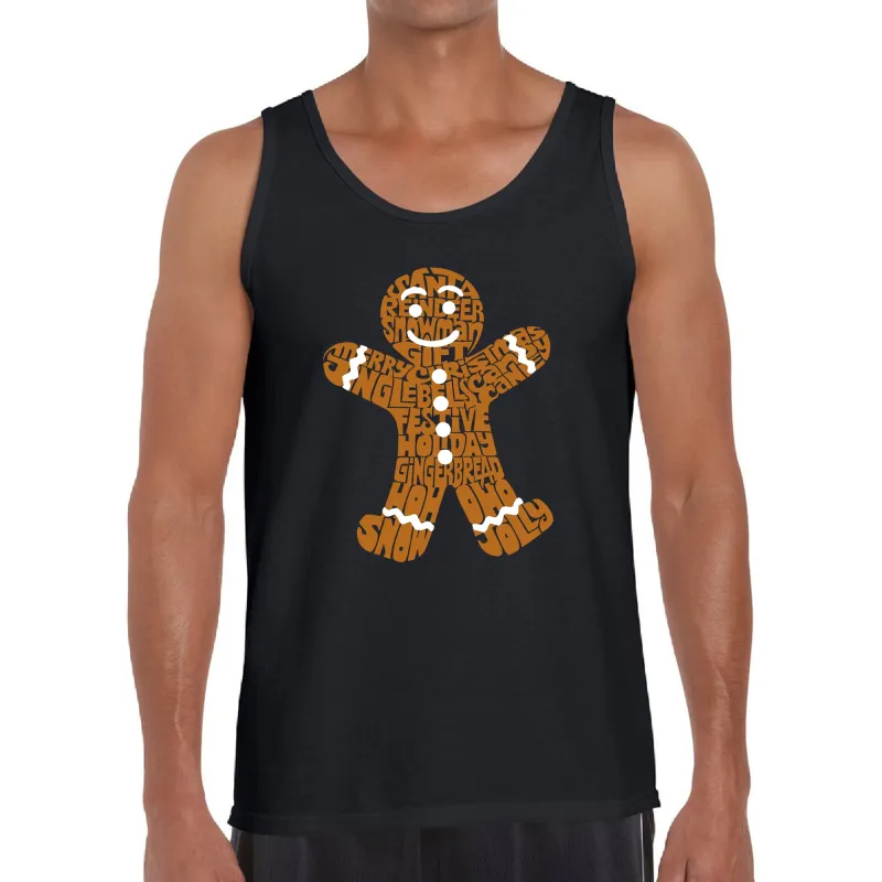 Gingerbread - Men's Word Art Tank Top sold by LA Pop Art