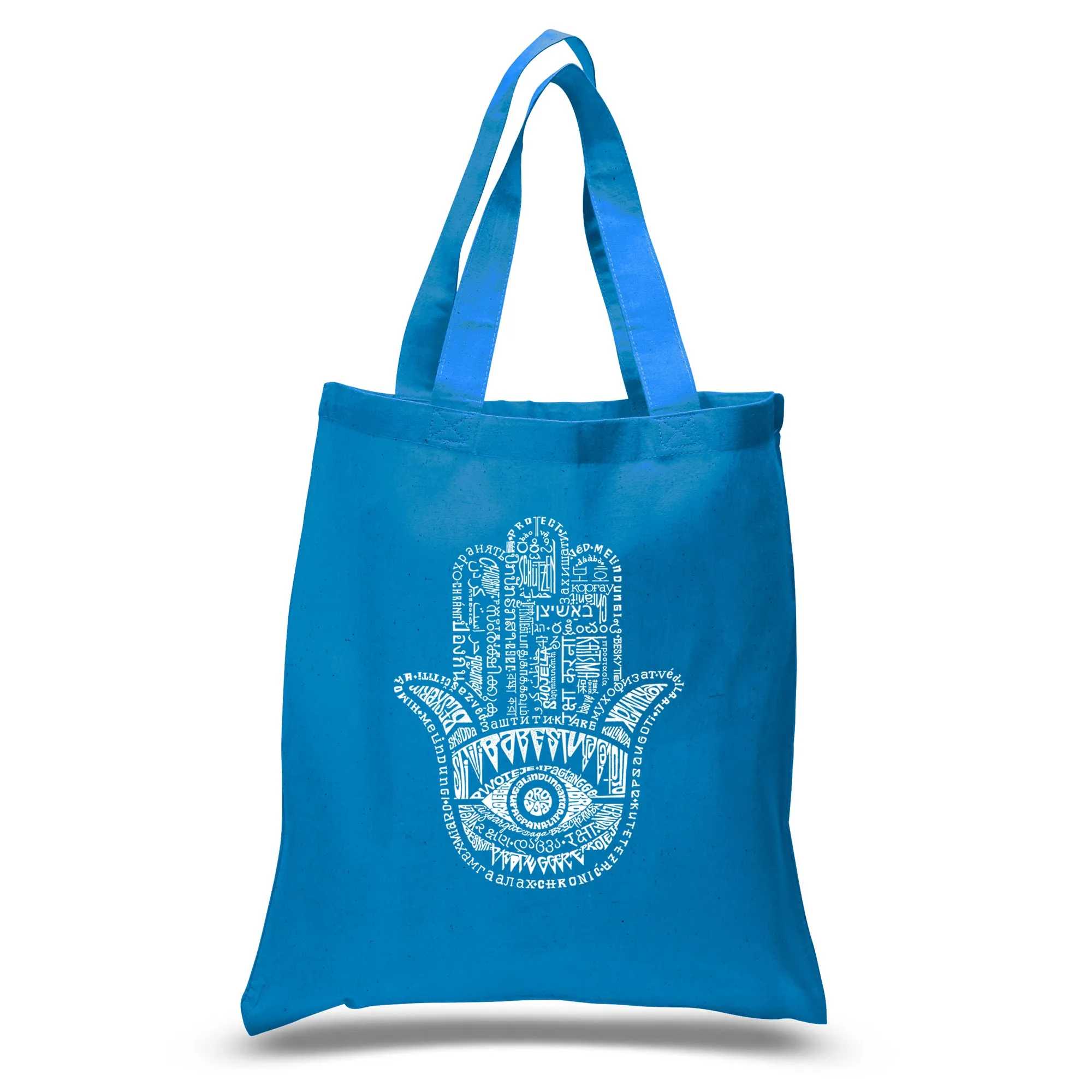 Hamsa - Small Word Art Tote Bag sold by LA Pop Art product image thumbnail 5