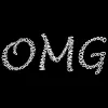 OMG - Men's Raglan Baseball Word Art T-Shirt sold by LA Pop Art