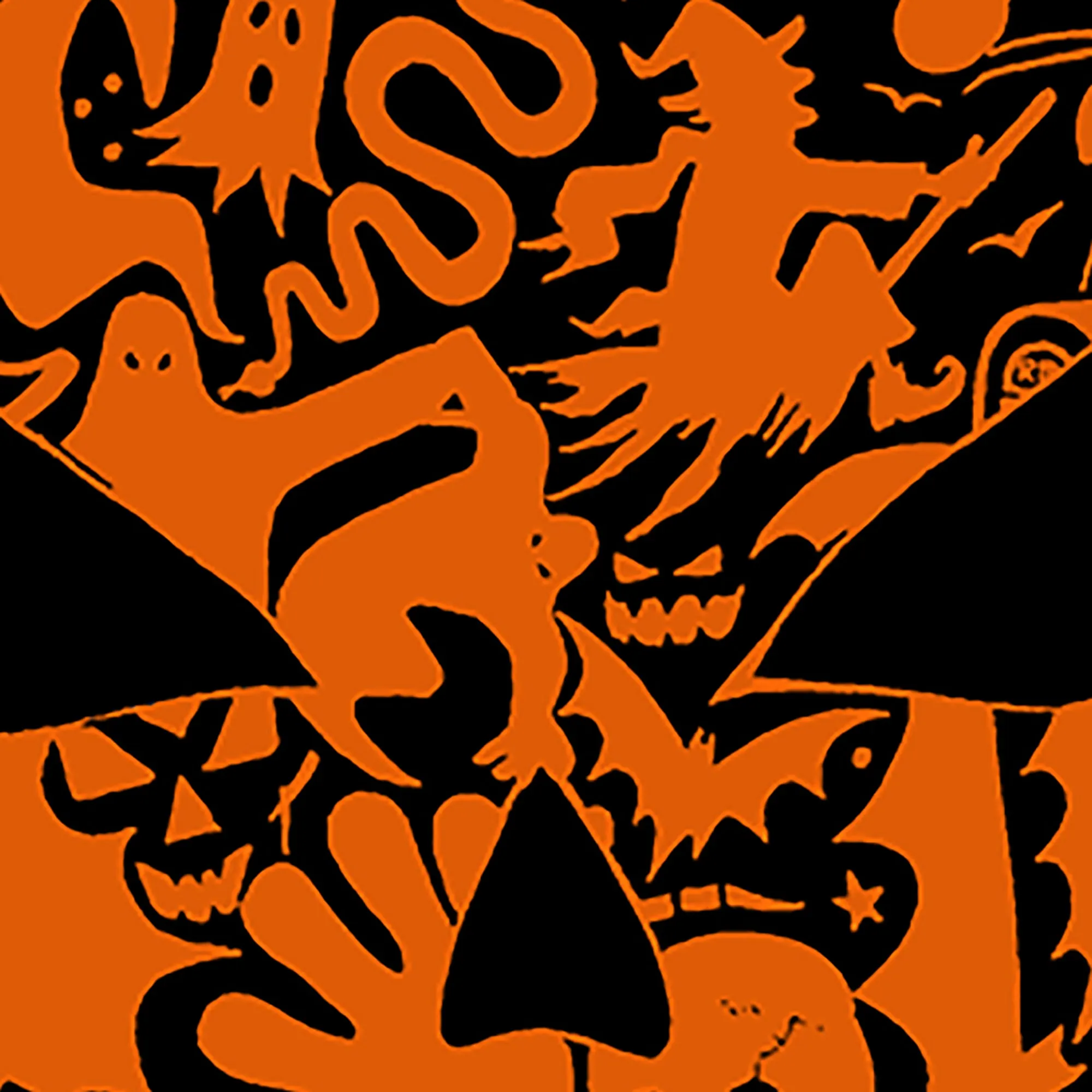 Halloween Pumpkin - Men's Word Art Sleeveless T-Shirt sold by LA Pop Art product image thumbnail 3