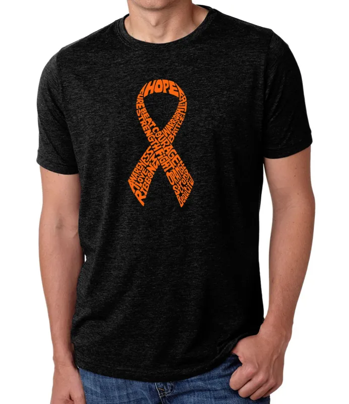 Ms Ribbon - Men's Premium Blend Word Art T-Shirt sold by LA Pop Art