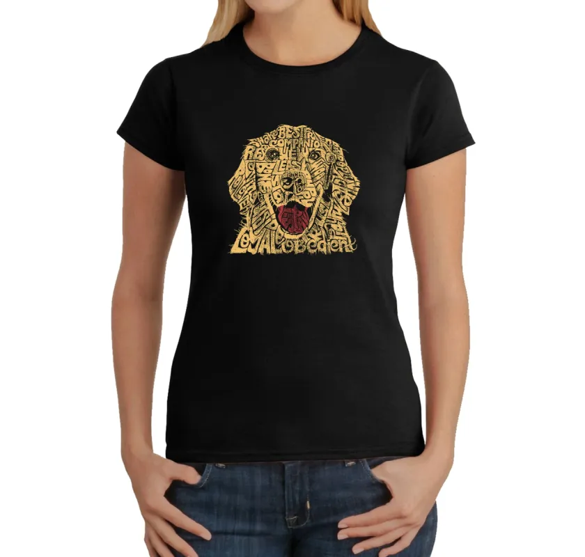 Dog - Women's Word Art T-Shirt sold by LA Pop Art