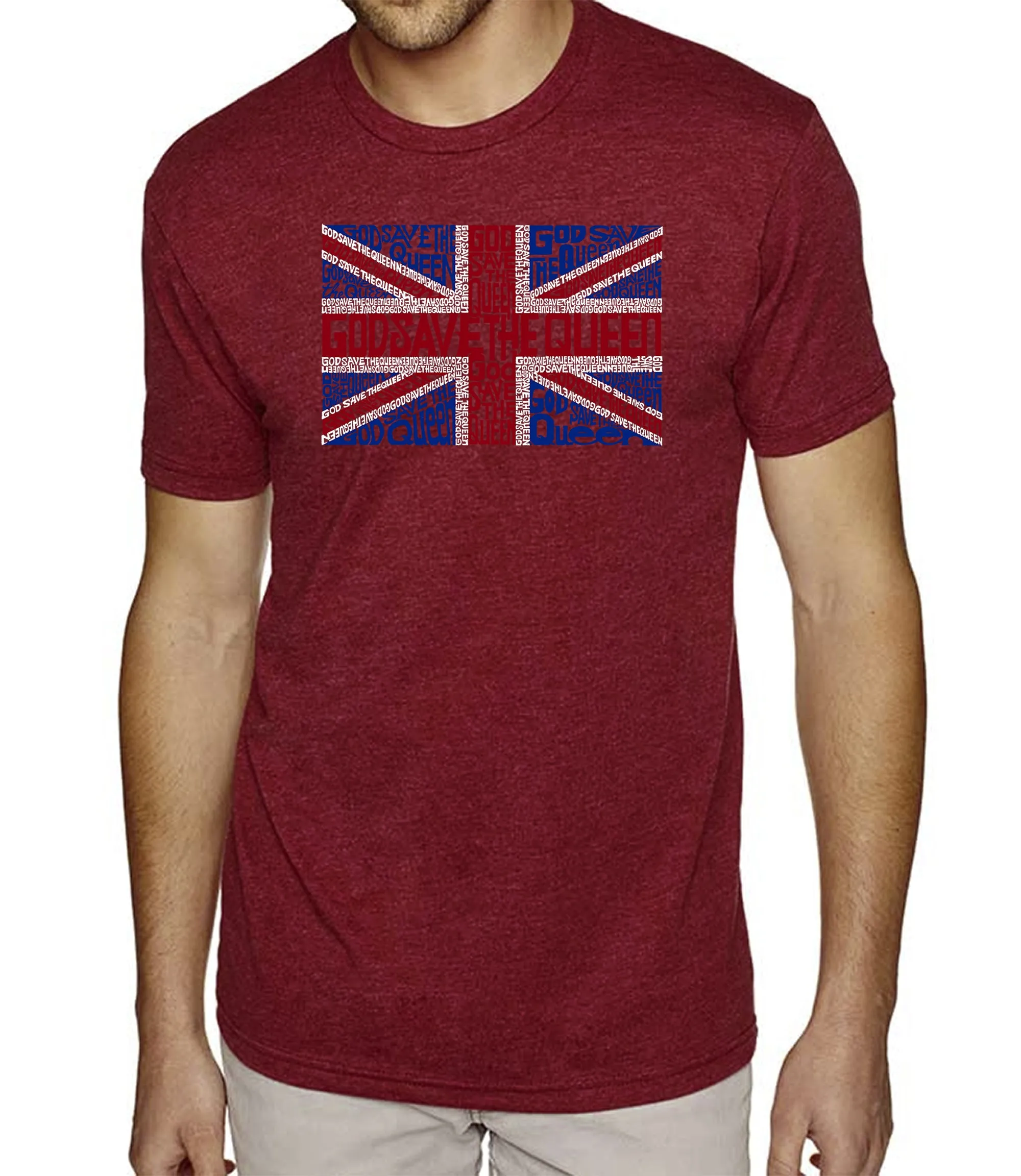 God Save The Queen - Men's Premium Blend Word Art T-Shirt sold by LA Pop Art product image thumbnail 5