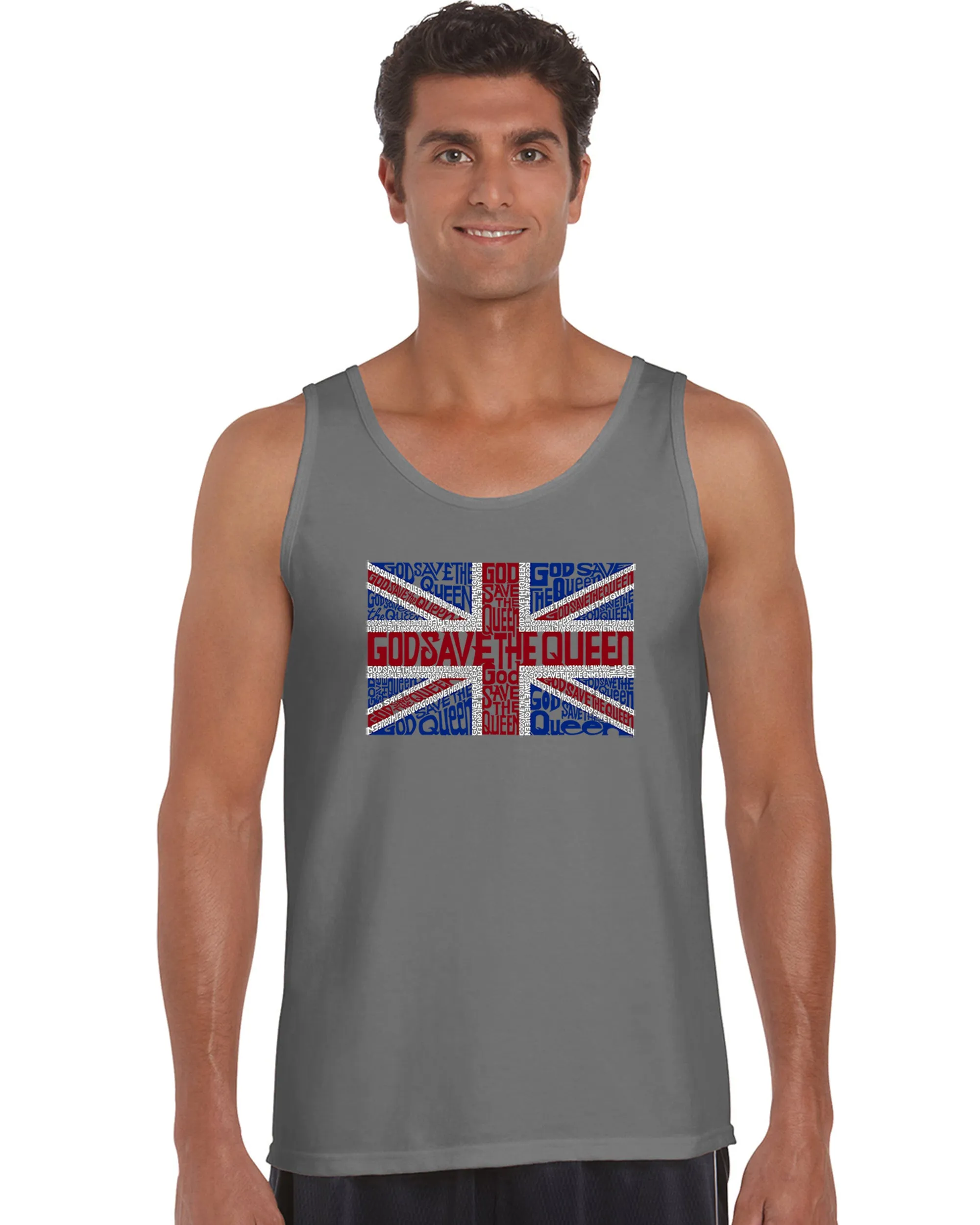 God Save The Queen - Men's Word Art Tank Top sold by LA Pop Art product image thumbnail 4