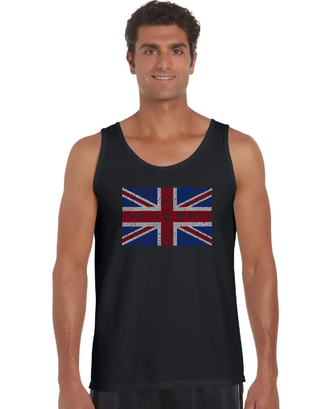 God Save The Queen - Men's Word Art Tank Top sold by LA Pop Art
