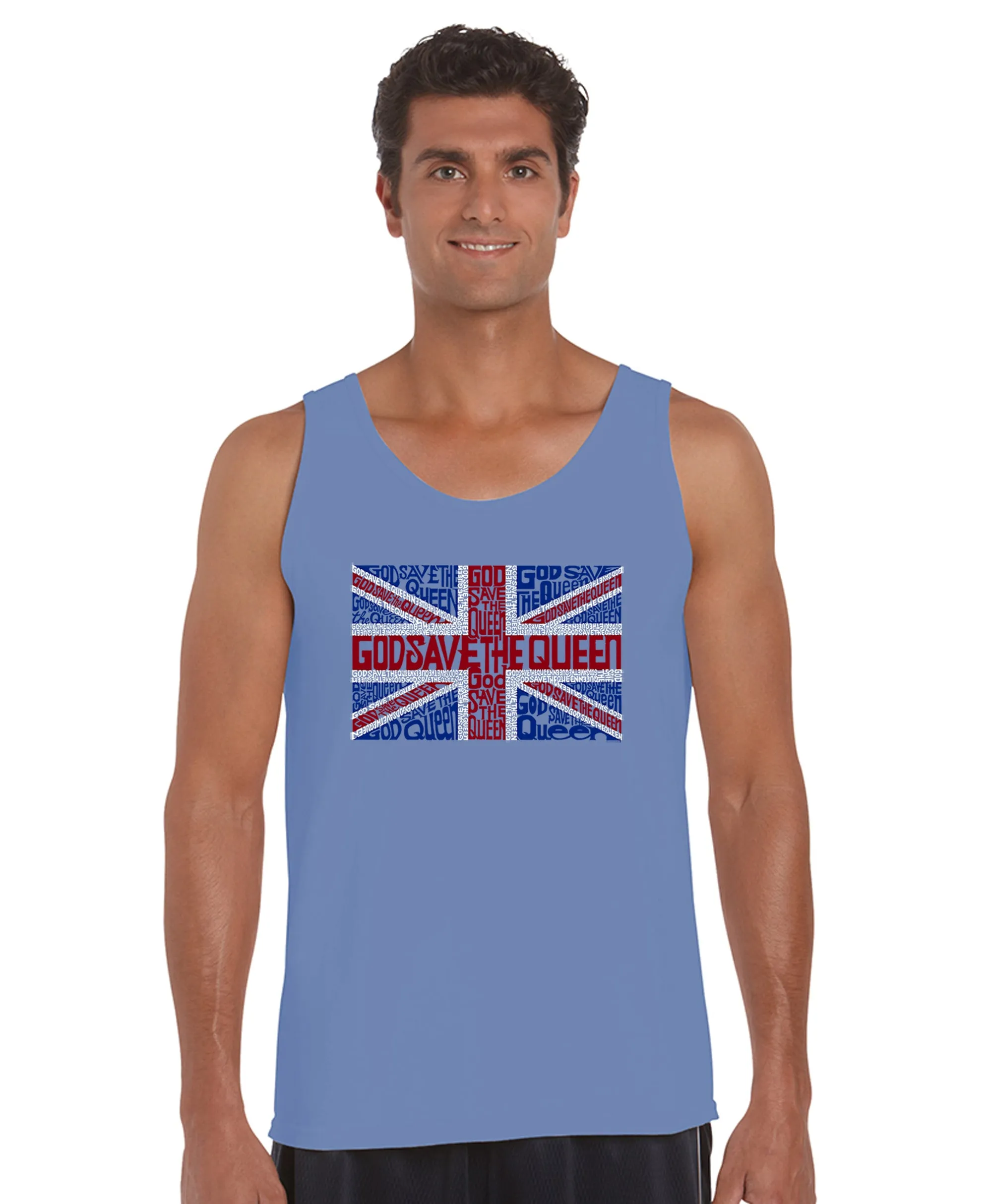 God Save The Queen - Men's Word Art Tank Top sold by LA Pop Art product image thumbnail 5