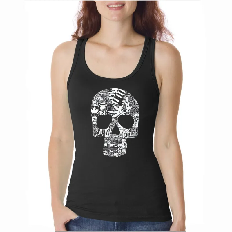Sex, Drugs, Rock & Roll  - Women's Word Art Tank Top sold by LA Pop Art