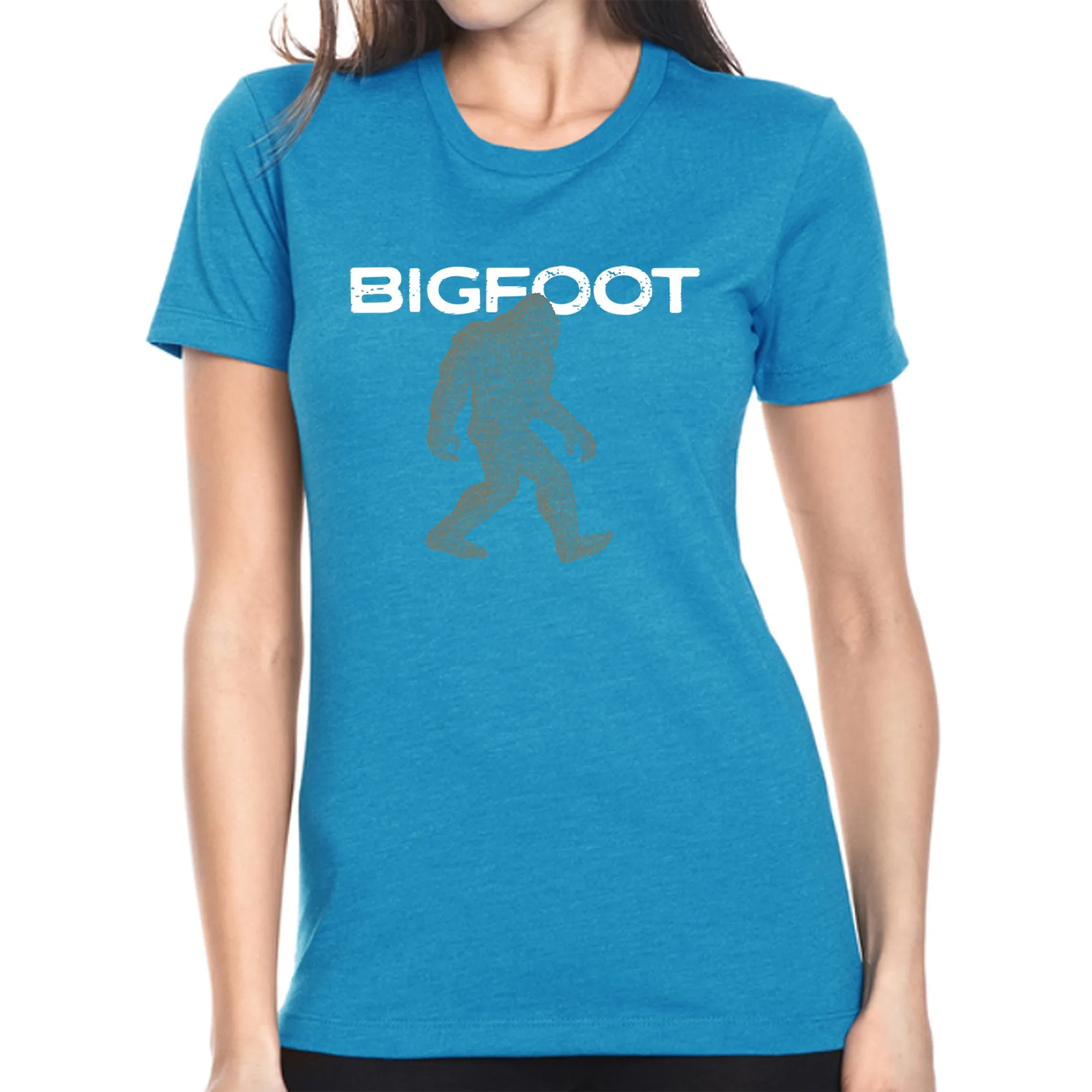 Bigfoot - Women's Premium Blend Word Art T-Shirt sold by LA Pop Art product image thumbnail 4