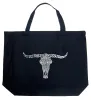 Names of Legendary Outlaws - Large Word Art Tote Bag sold by LA Pop Art