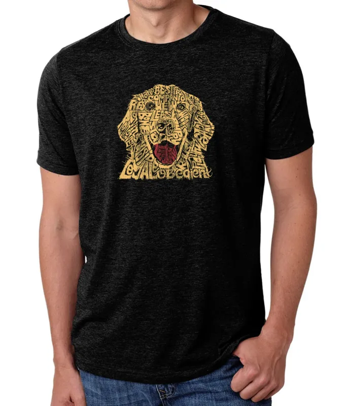 Dog - Men's Premium Blend Word Art T-Shirt sold by LA Pop Art