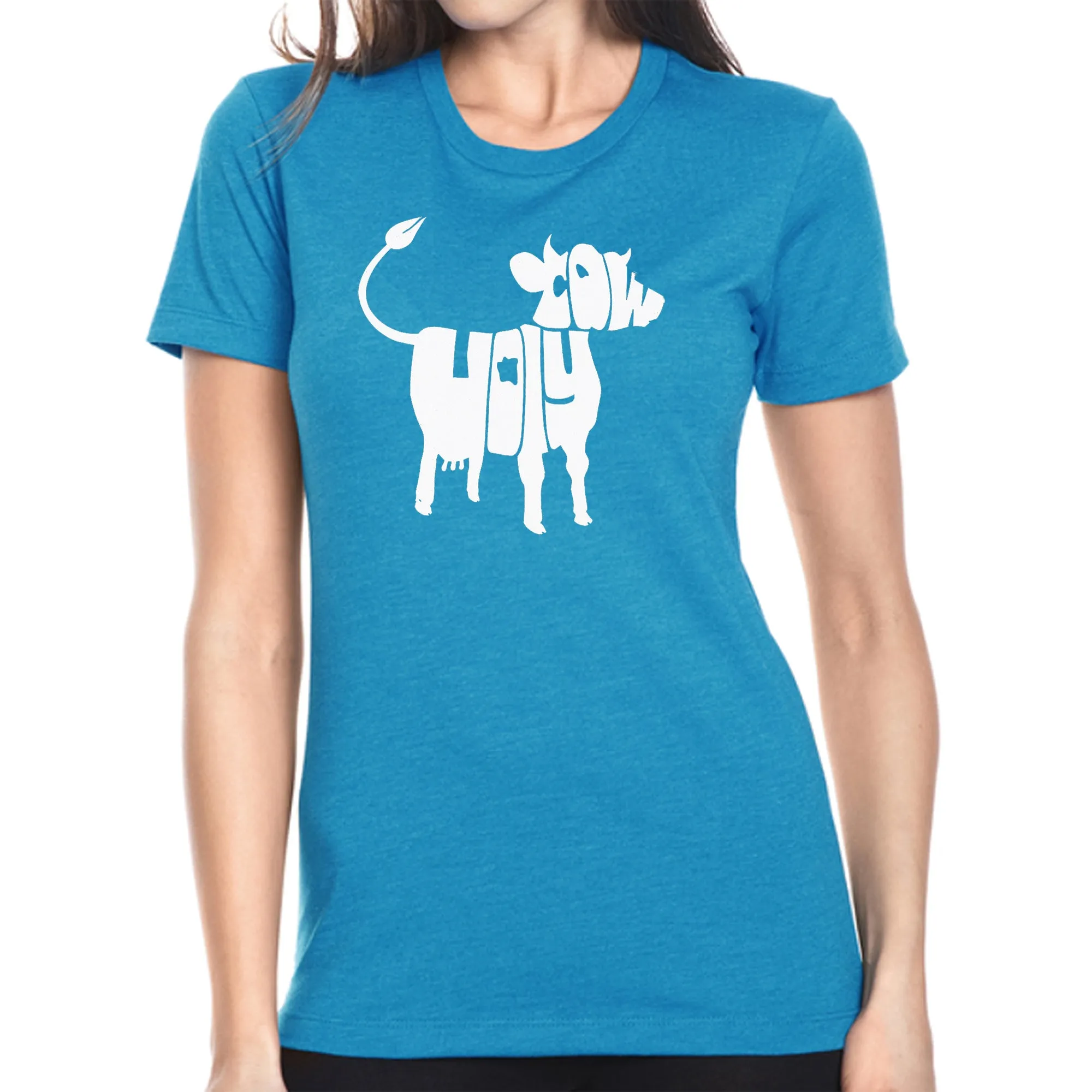 Holy Cow - Women's Premium Blend Word Art T-Shirt sold by LA Pop Art product image thumbnail 4