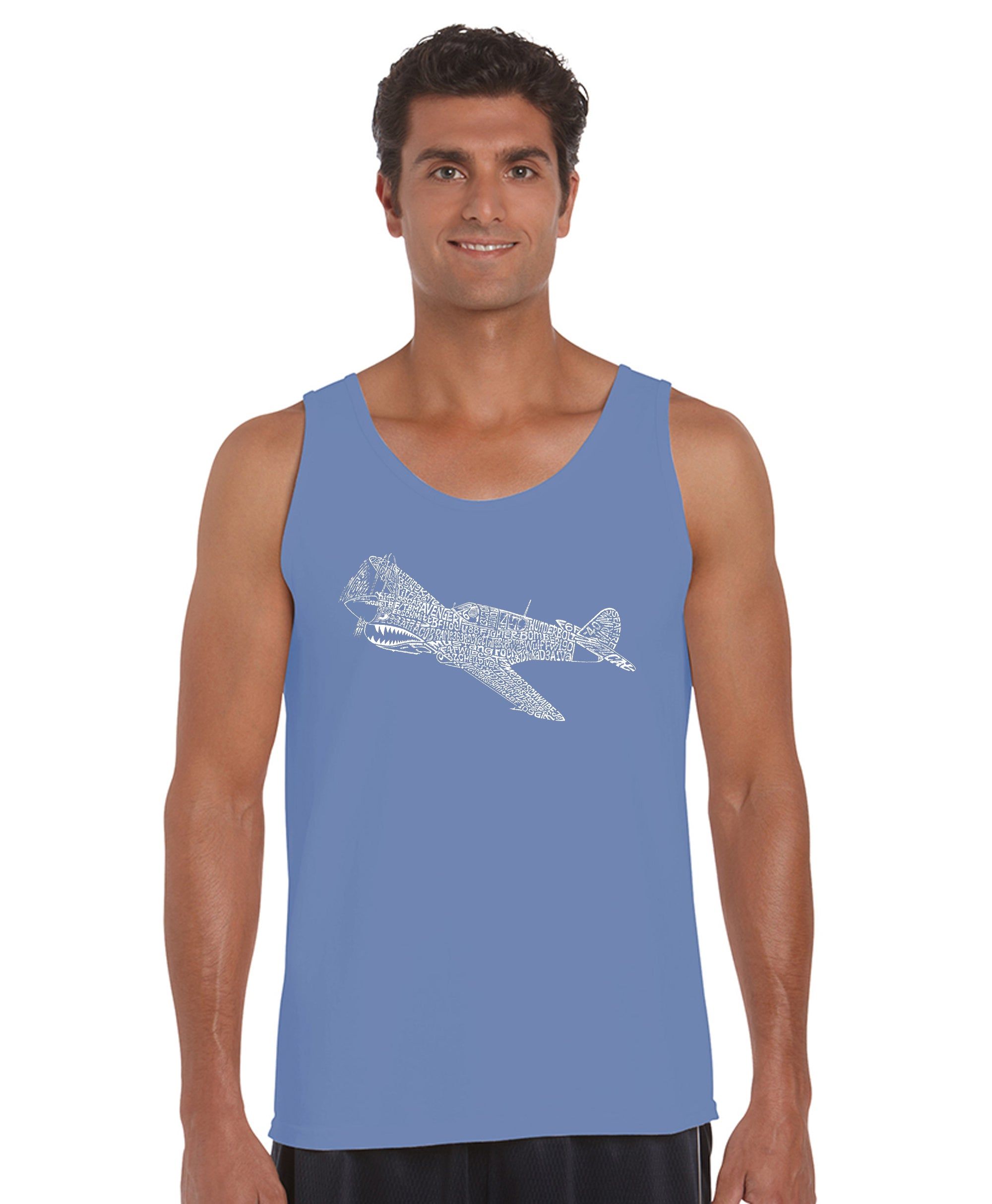 P40 - Men's Word Art Tank Top sold by LA Pop Art product image thumbnail 3