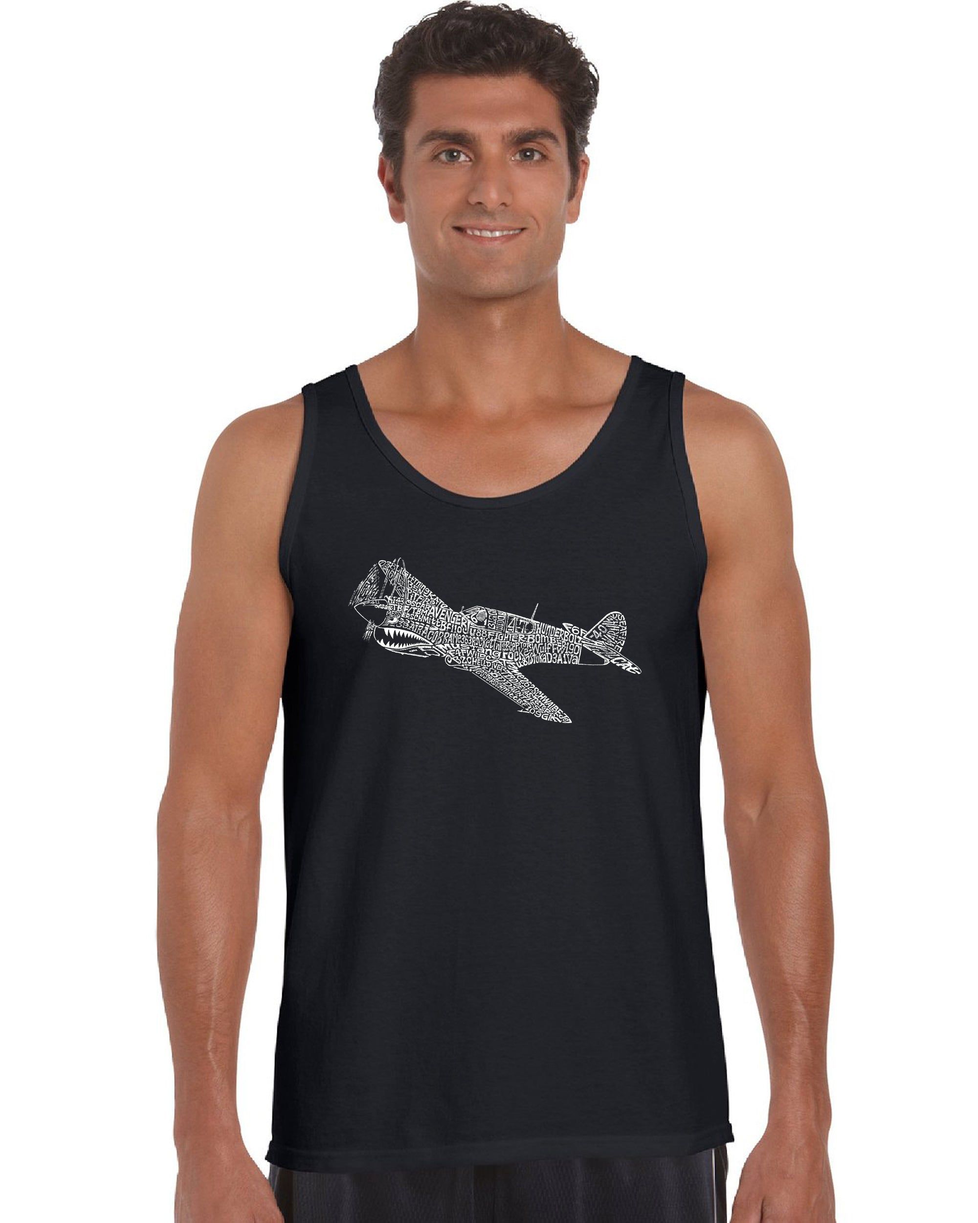 P40 - Men's Word Art Tank Top sold by LA Pop Art