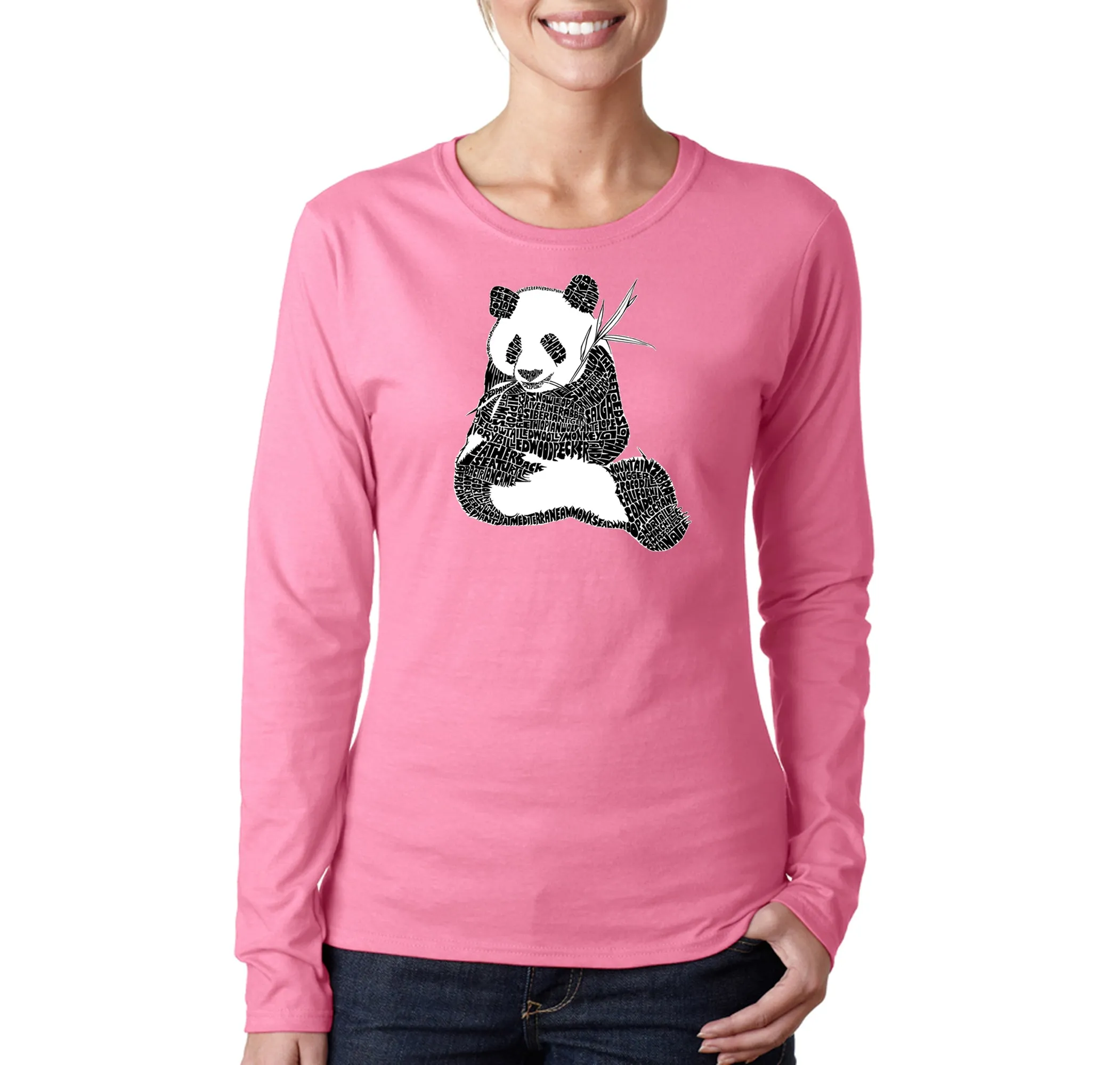ENDANGERED SPECIES - Women's Word Art Long Sleeve T-Shirt sold by LA Pop Art product image thumbnail 3