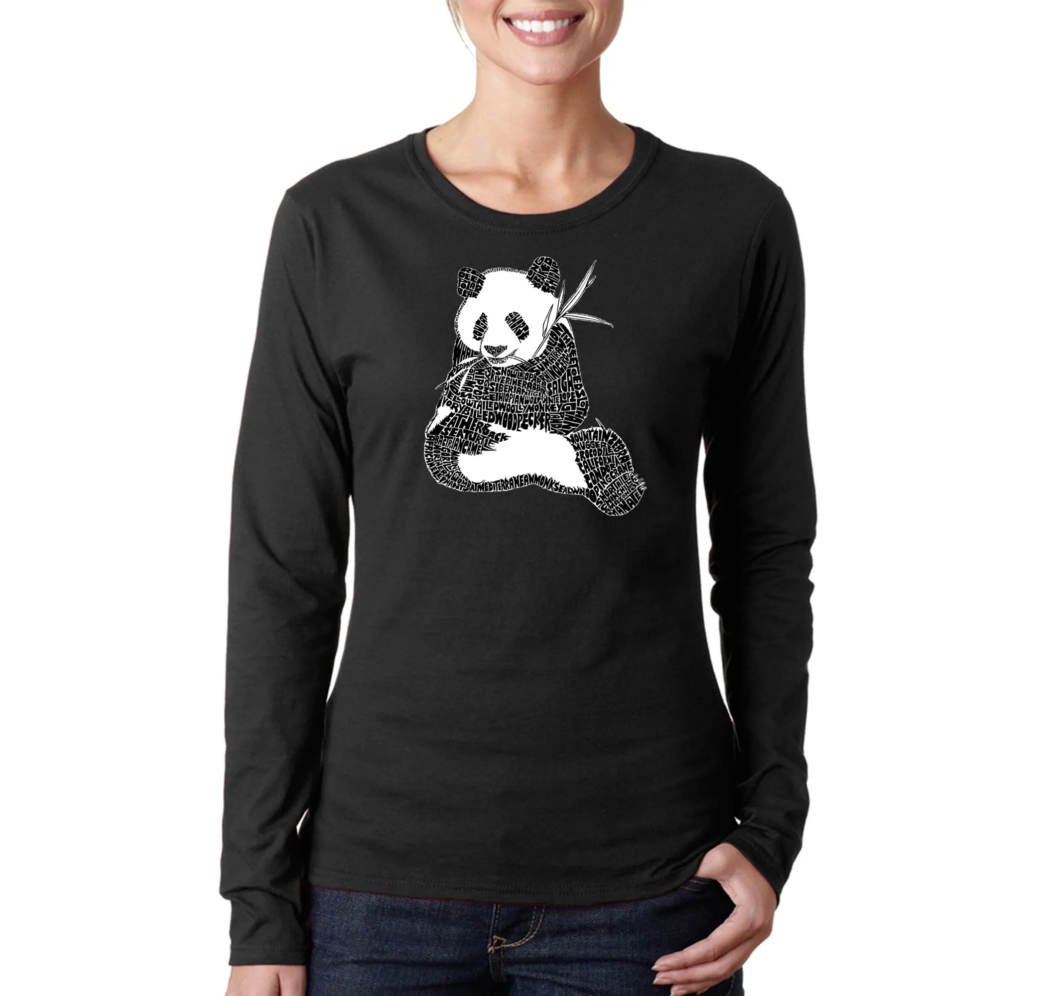 ENDANGERED SPECIES - Women's Word Art Long Sleeve T-Shirt sold by LA Pop Art