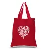 LOVE - Small Word Art Tote Bag sold by LA Pop Art