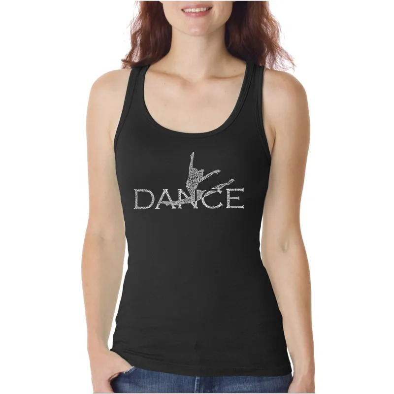 Dancer  - Women's Word Art Tank Top sold by LA Pop Art