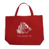 Yosemite - Large Word Art Tote Bag sold by LA Pop Art