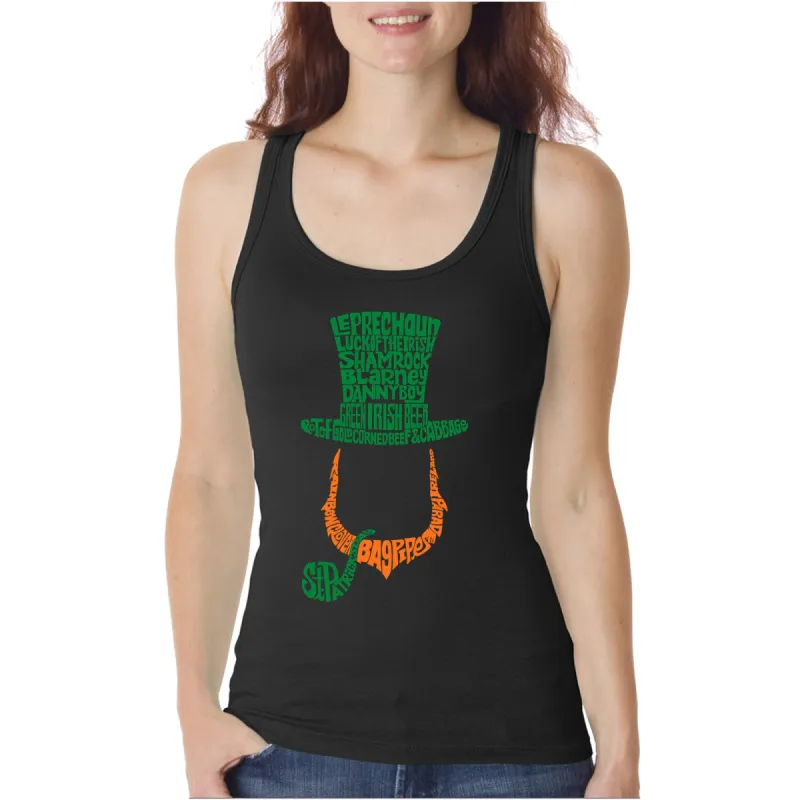 Leprechaun  - Women's Word Art Tank Top sold by LA Pop Art