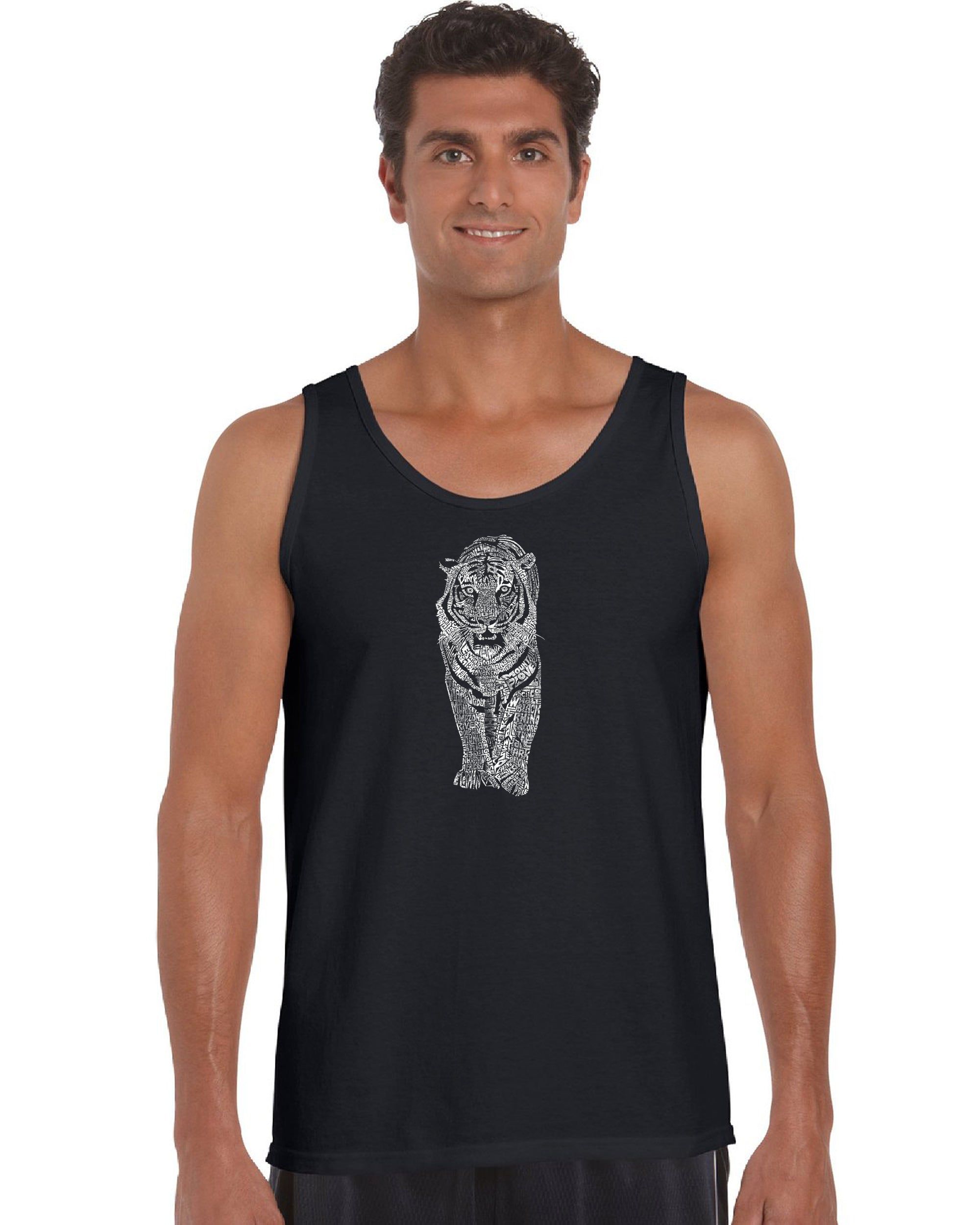 TIGER - Men's Word Art Tank Top sold by LA Pop Art