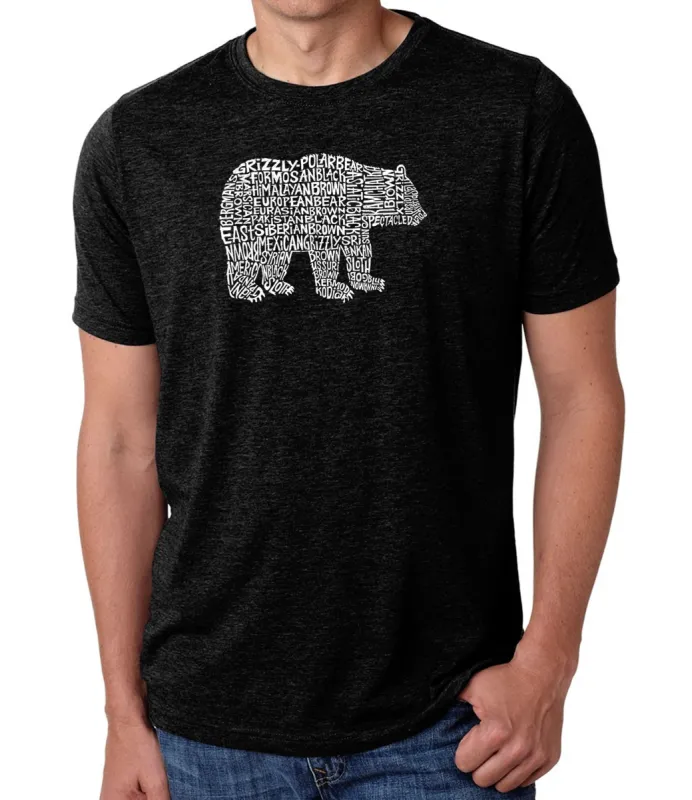 Bear Species - Men's Premium Blend Word Art T-Shirt sold by LA Pop Art