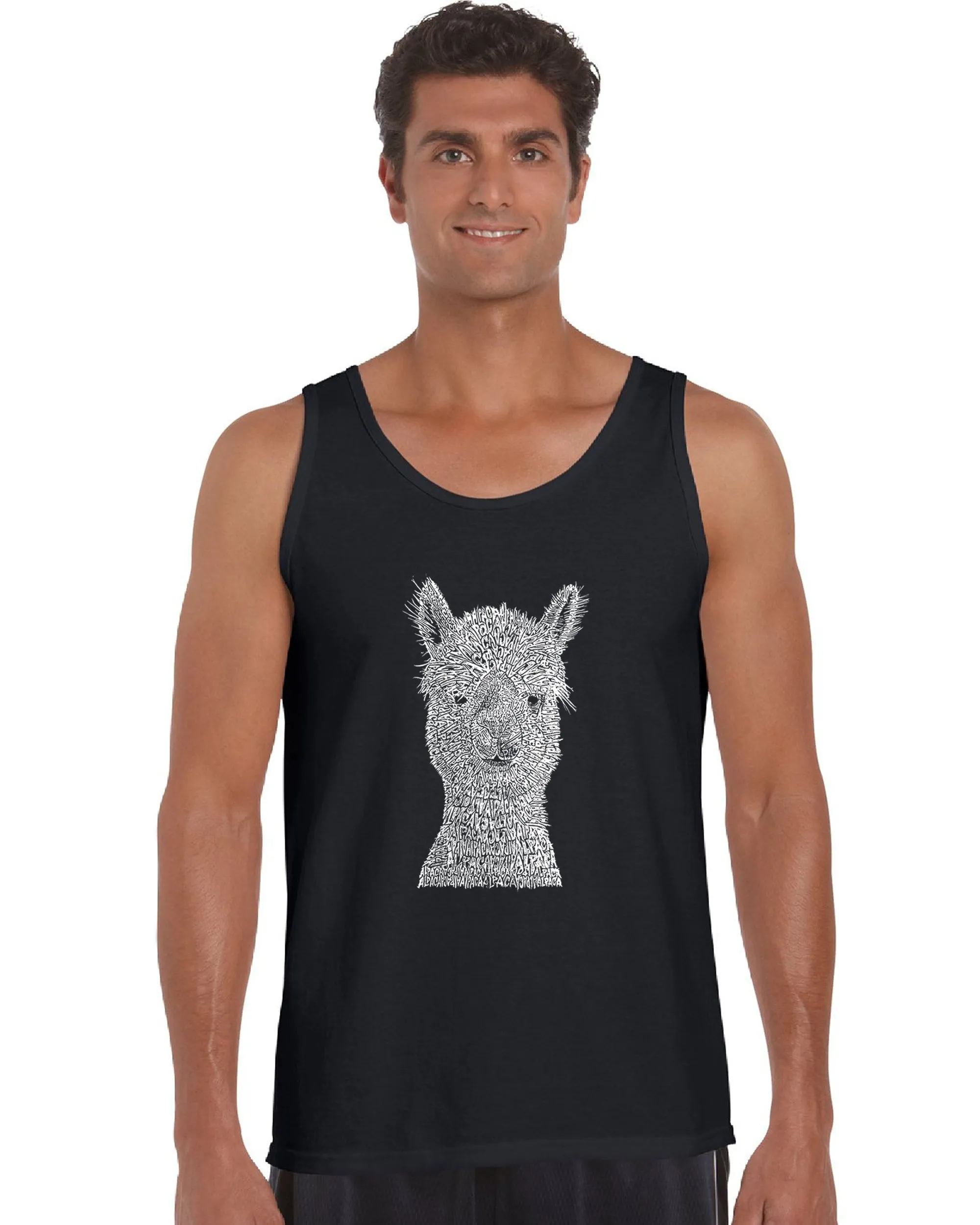 Alpaca - Men's Word Art Tank Top sold by LA Pop Art