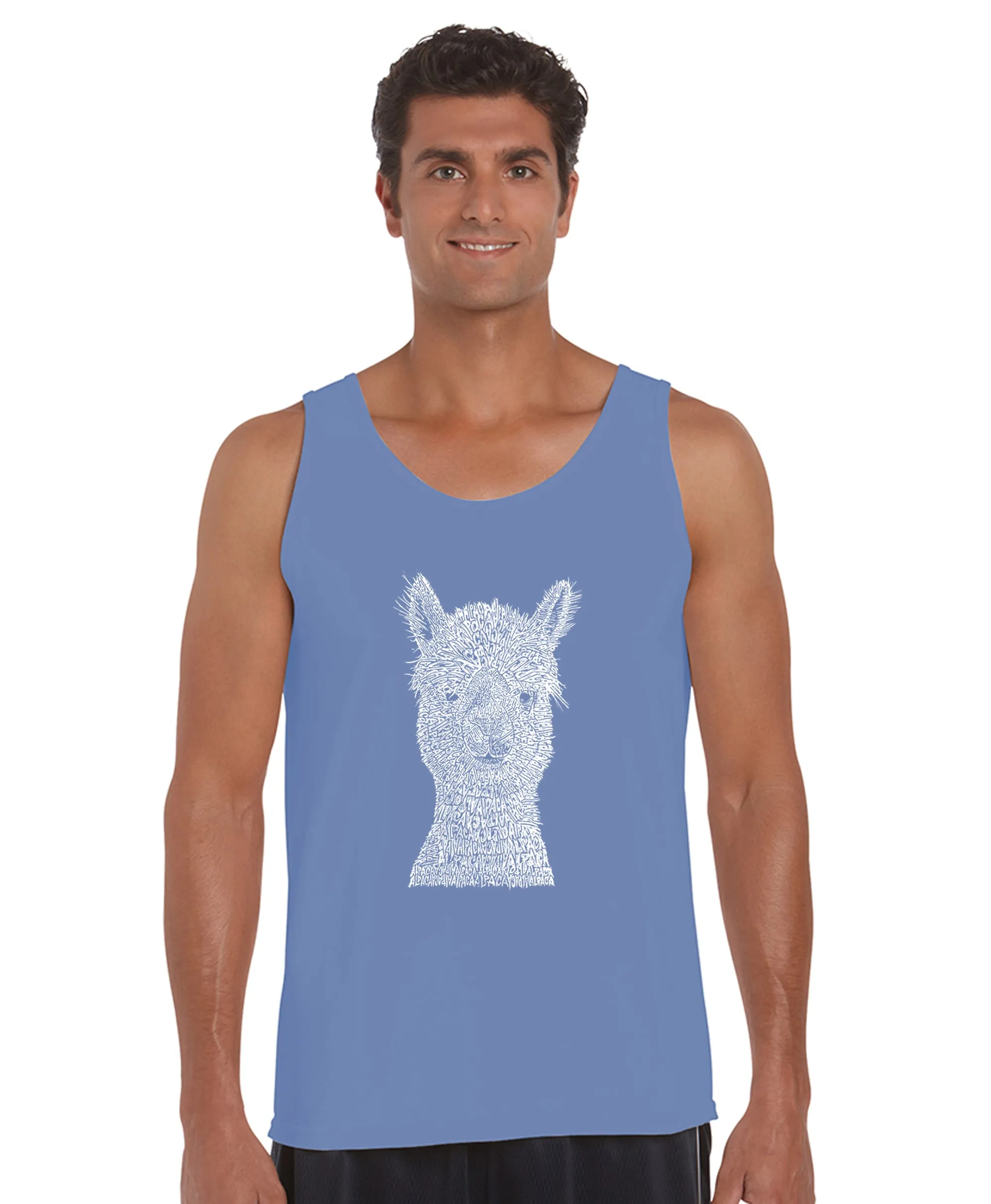 Alpaca - Men's Word Art Tank Top sold by LA Pop Art product image thumbnail 5