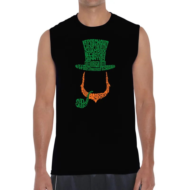 Leprechaun  - Men's Word Art Sleeveless T-Shirt sold by LA Pop Art
