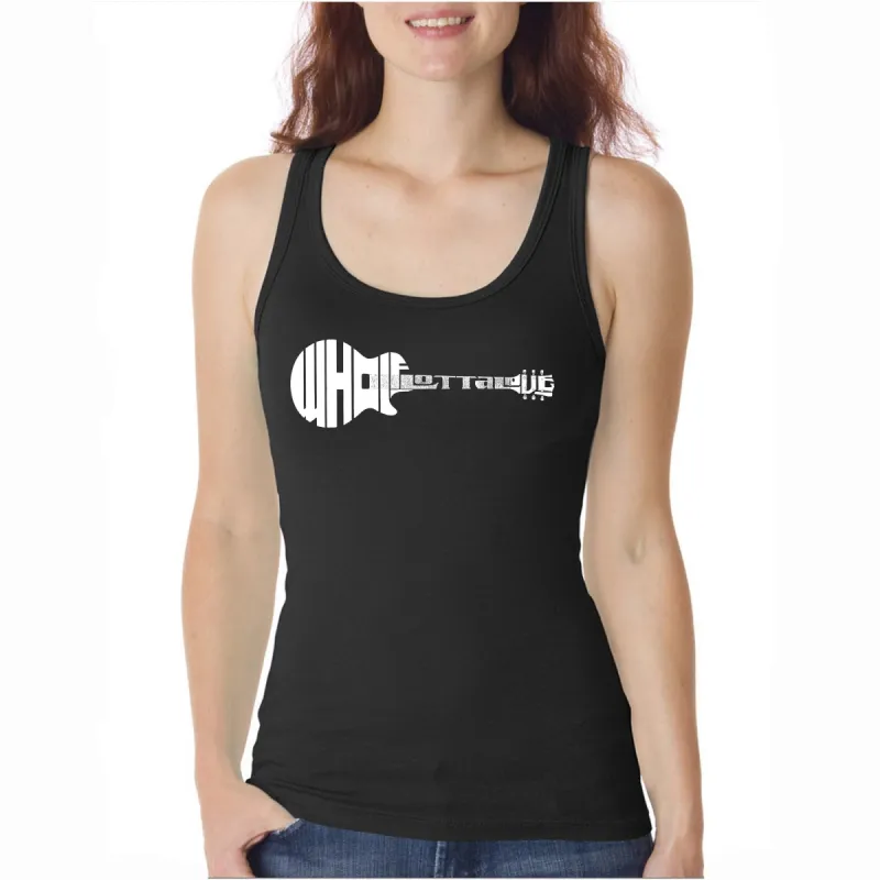 Whole Lotta Love  - Women's Word Art Tank Top sold by LA Pop Art