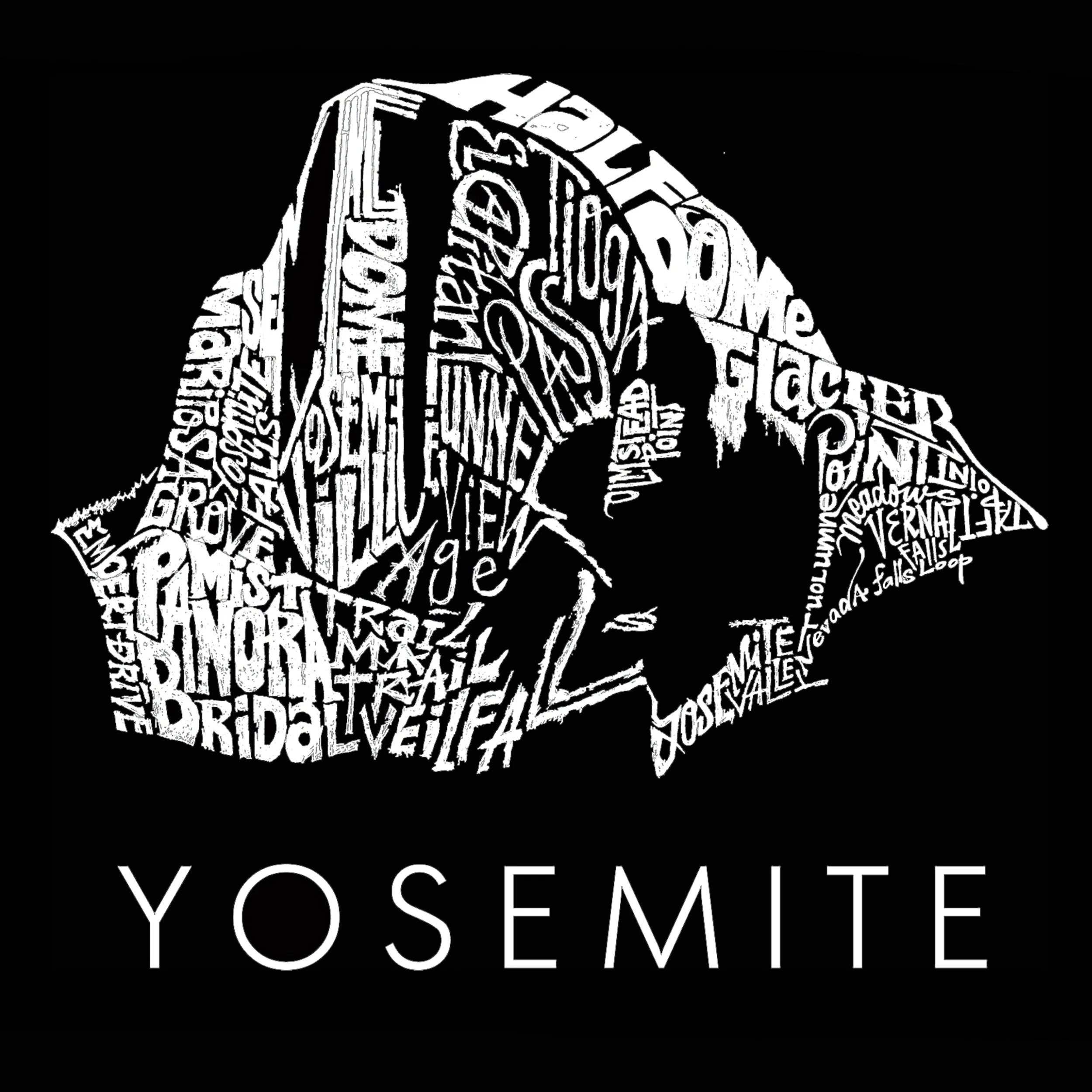 Yosemite - Women's Word Art Tank Top sold by LA Pop Art product image thumbnail 2